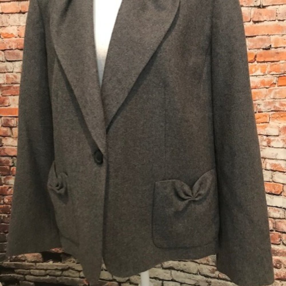 Talbots One Button Wool Blazer Jacket - image 3